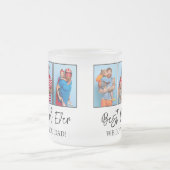 Vaderdag Gift Best Pap Ever Photo Collage Matglas Koffiemok (Center)