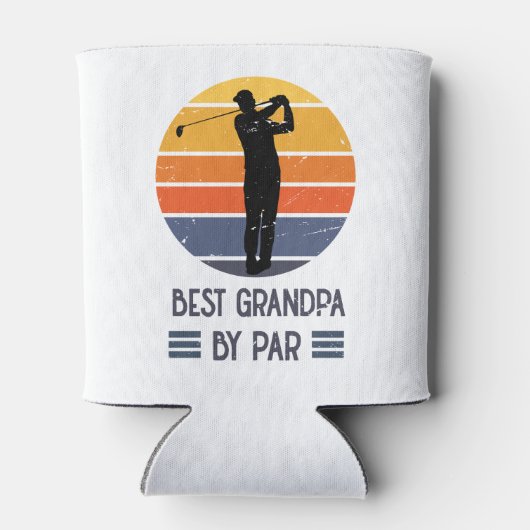 Vaderdag Gift | Beste opa op par Blikjeskoeler (Achterkant)