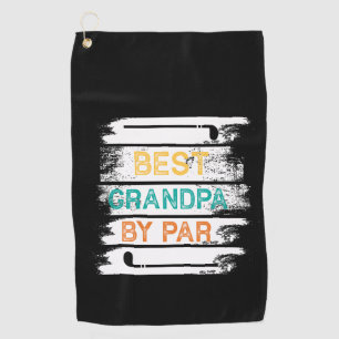 Vaderdag Gift Beste opa op par Golfhanddoek