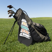 Vaderdag Gift | Beste opa op par Golfhanddoek (Groen)