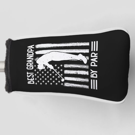 Vaderdag Gift | Beste opa op par Golfheadcover (Voorkant)