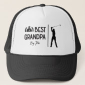 Vaderdag Gift | Beste opa op par Trucker Pet (Voorkant)