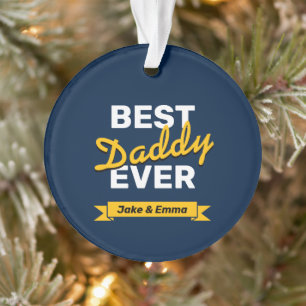 Vaderdag Gift   Beste papa ooit Ornament