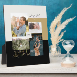 Vaderdag gift Beste vader ooit Foto Collage Fotoplaat