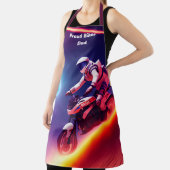 Vaderdag Gift, Cool Futuristische Biker Papa Schort (Insitu)