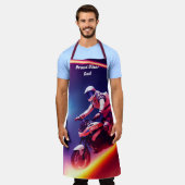 Vaderdag Gift, Cool Futuristische Biker Papa Schort (Gedragen)