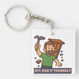 Vaderdag Gift - DIY: Pap het zelf Sleutelhanger