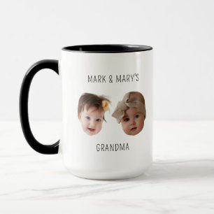 Vaderdag Gift Foto Baby Gezicht voor Moeder Papa Mok