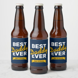 Vaderdag Gift | Gepersonaliseerd bierlabel Bier Etiket