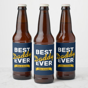 Vaderdag Gift   Gepersonaliseerd bierlabel Bier Etiket
