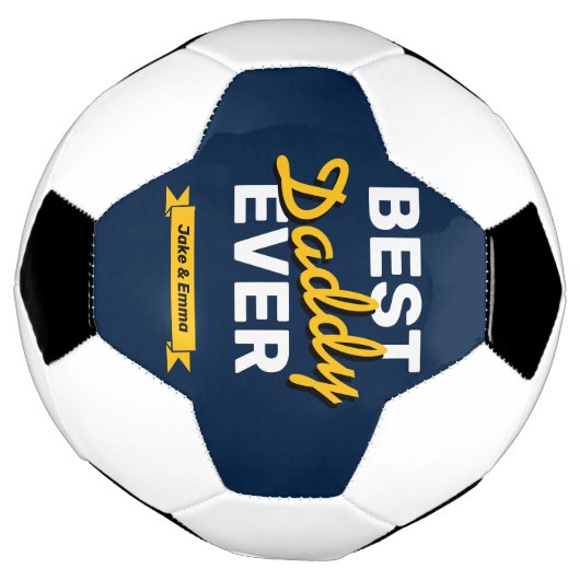 Vaderdag Gift | Gepersonaliseerd Voetbal (Gedraaid)