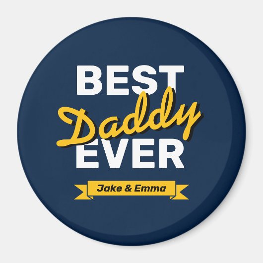 Vaderdag Gift | gepersonaliseerde magneet (Voorkant)