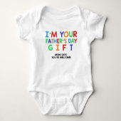 Vaderdag Gift Grappig Romper (Voorkant)
