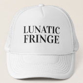 Vaderdag Gift Idea Baseball LUNATIC FRINGE Trucker Pet (Voorkant)