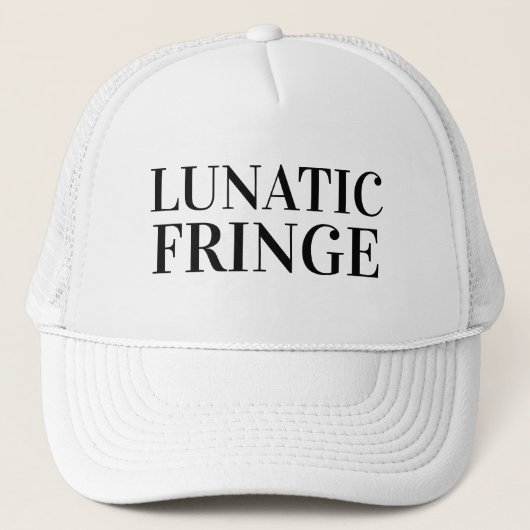 Vaderdag Gift Idea Baseball LUNATIC FRINGE Trucker Pet (Voorkant)