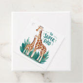 Vaderdag Gift | Naar Super Dad Bedankjes Labels (In situ)