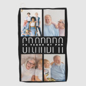 Vaderdag Gift opa door par Golfhanddoek (Voorkant)