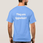 Vaderdag Gift Pa Jokes Pun Food Eggs Cartoon T-shirt (Achterkant)