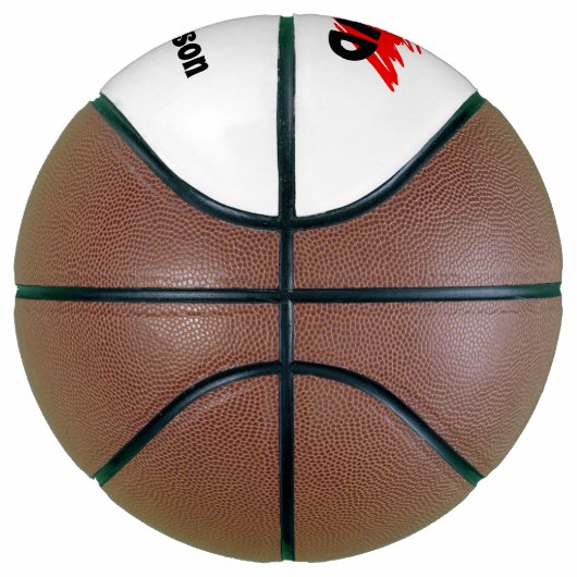 Vaderdag Gift Personalized Pa Name the Legend Basketbal (Rechts)