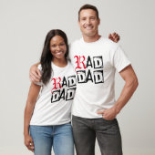 Vaderdag Gift Shirt, lees papa Letter Print T-shirt (Unisex)