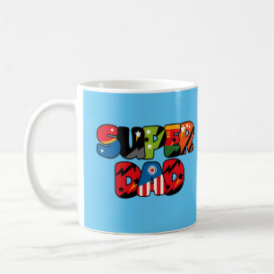 Vaderdag Gift Superheld Superheld Super Pap Koffiemok