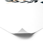 Vaderdag Gift | Te veel Kinderen Perfect Poster (Hoek)