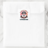 Vaderdag Gift | Wees een koelere vader Vierkante Sticker (Tas)