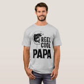 Vaderdag Gifts T-Shirt Vist Reel Cool Papa (Voorkant volledig)