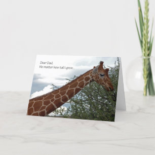 Vaderdag Giraffe Kaart