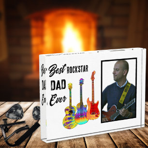 Vaderdag Gitaar Vader Op Maat Gemaakte Foto