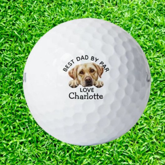 Vaderdag Golden Labrador Puppy Golfballen