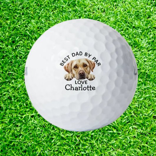 Vaderdag Golden Labrador Puppy Golfballen