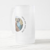 Vaderdag Golden Retriever Pap Aangepaste Foto Matglas Bierpul (Voorkant links)