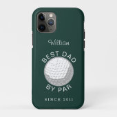 Vaderdag Golf beste pap voor parelbruin Case-Mate iPhone Case (Achterkant)