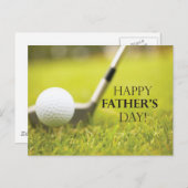 Vaderdag Golf Briefkaart (Voorkant / Achterkant)
