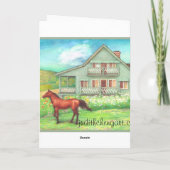 Vaderdag Golf Illustratie wenskaart Kaart (Achterkant)