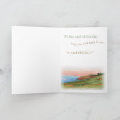 Vaderdag Golf Illustratie wenskaart Kaart (Binnen)