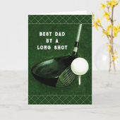 Vaderdag Golf Papa Kaart (Gele Bloem)