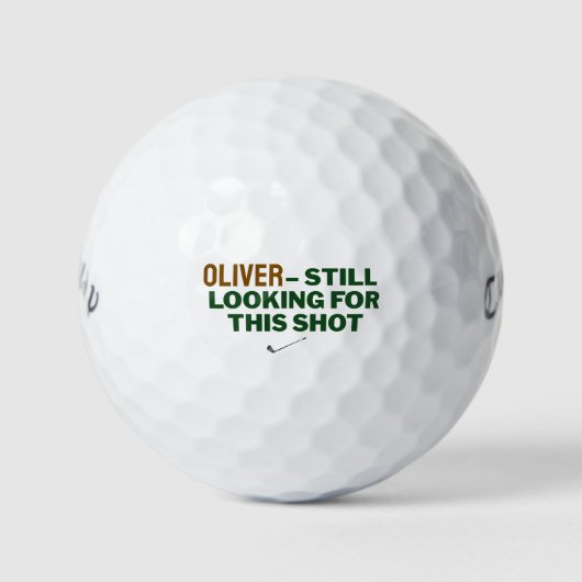 Vaderdag Golf Papa Nog Steeds Op Zoek Ontwerp Golfballen (Voorkant)