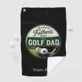 Vaderdag Golf Vader Golf Handdoek (Insitu)