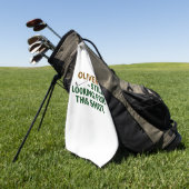 Vaderdag Golf Vader Nog Steeds Op Zoek Ontwerp Golfhanddoek (Groen)