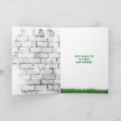 Vaderdag gouden rekwisiet in t-shirt kaart (Binnen)