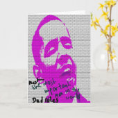 Vaderdag Graffiti Kaart (Gele Bloem)