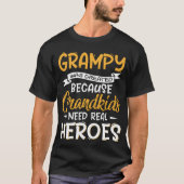 vaderdag Grandad werd grijs Creëer T-shirt (Voorkant)