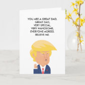 Vaderdag grappig gepersonaliseerd kaart (Gele Bloem)