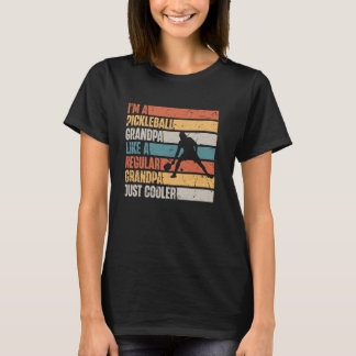 Vaderdag Grappig Ik ben een pickleball opa T-shirt