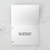 Vaderdag grappig water met een haaienkaart kaart (Binnen)