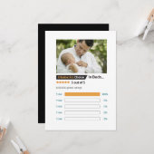 Vaderdag Grappige Beste Pap Kaart (Voorkant / Achterkant in situ)