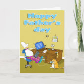 Vaderdag grappige kaart (Voorkant)