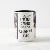 Vaderdag Grappige Nieuwe Papa Foto Mok (Midden)